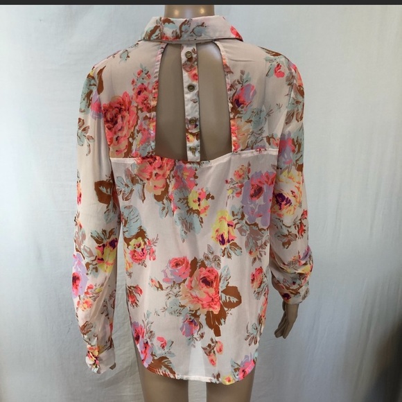 Band of Gypsies open back sheer top. - Picture 8 of 10